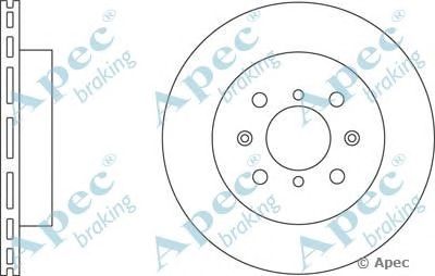 APEC BRAKING dsk2265 -  Тормозной диск